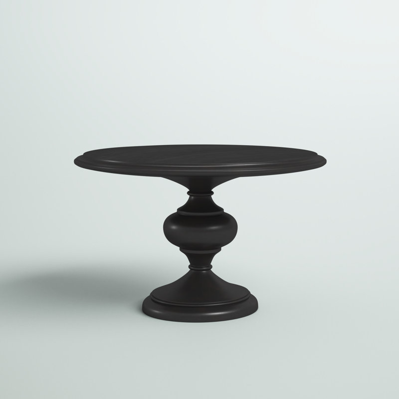 Greyleigh™ Acklin Solid Wood Pedestal Dining Table & Reviews Wayfair